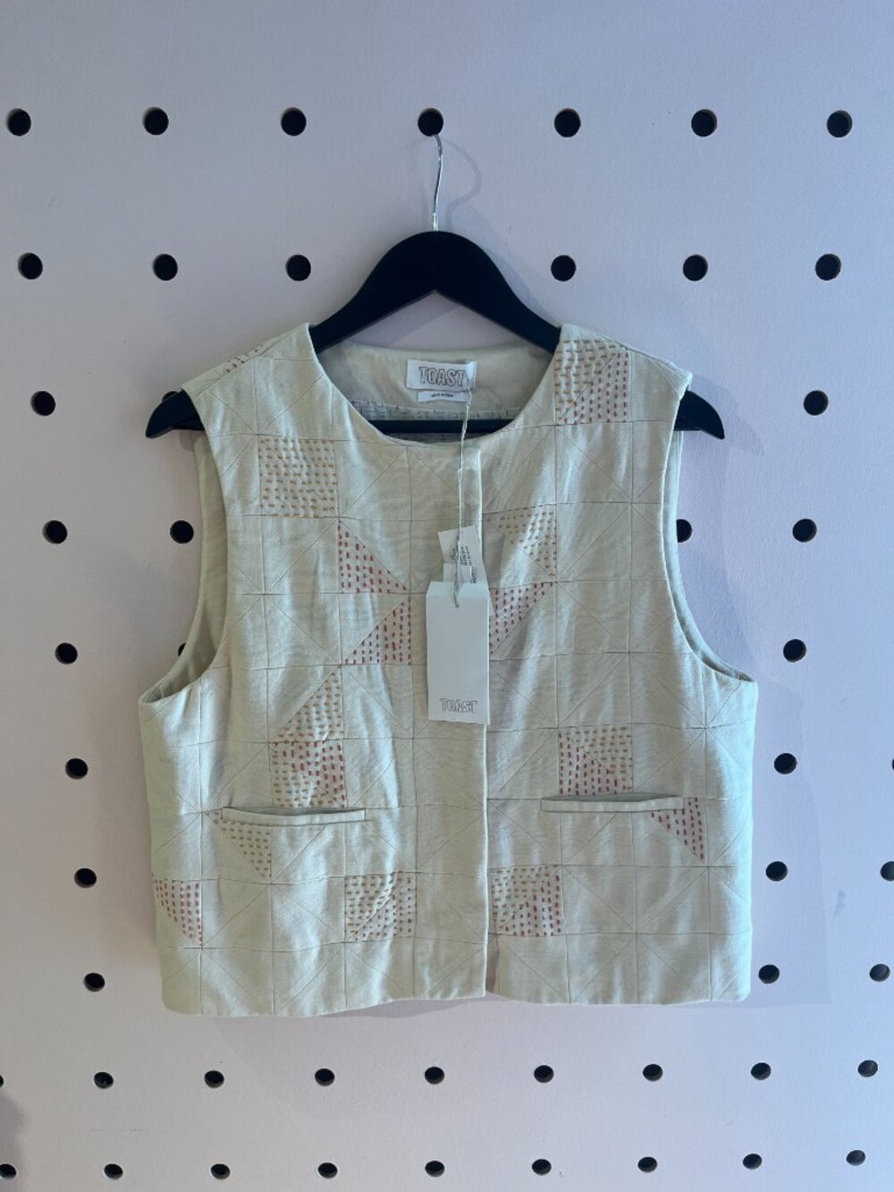 Patchwork Kantha Stitch Cotton Vest